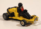 Go Kart Race Car #6 with Driver Yellow Pull Back Die Cast Toy Car Vehicle