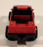 1988 Tonka Georgia Farms Pickup Truck Red Plastic Die Cast Toy Car Vehicle