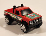 1988 Tonka Georgia Farms Pickup Truck Red Plastic Die Cast Toy Car Vehicle