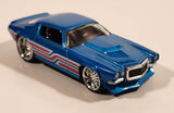2007 Hot Wheels G-Machines: Flashback '70 Camaro Blue 1:50 Scale Die Cast Toy Car Vehicle