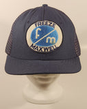 Vintage F / M Freeze Maxwell Dark Blue Snapback Mesh Trucker Cap Hat