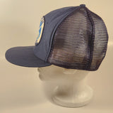 Vintage F / M Freeze Maxwell Dark Blue Snapback Mesh Trucker Cap Hat