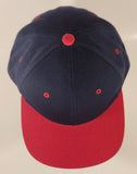 A.J.M. International Blank Black and Red Snapback Trucker Cap Hat