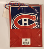 NHL Hockey Rules Montreal Canadiens 7" x 9" Glossy Paper Gift Bag