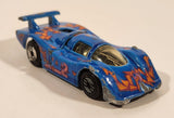 1992 Hot Wheels Sol-Aire CX-4 Blue Die Cast Toy Car Vehicle Opening Rear Hood