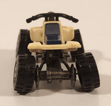 1991 Hot Wheels Suzuki Quadracer Cream White Die Cast ATV Toy Vehicle