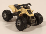 1991 Hot Wheels Suzuki Quadracer Cream White Die Cast ATV Toy Vehicle