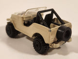 1992 Hot Wheels Roll Patrol Jeep CJ Trailbuster Beige Tan-Grey Die Cast Toy Car Vehicle