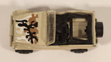 1992 Hot Wheels Roll Patrol Jeep CJ Trailbuster Beige Tan-Grey Die Cast Toy Car Vehicle