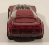 2013 Hot Wheels Hot Wheels: The Ultimate Handbook Nerve Hammer Clear Red Die Cast Toy Car Vehicle