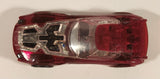 2013 Hot Wheels Hot Wheels: The Ultimate Handbook Nerve Hammer Clear Red Die Cast Toy Car Vehicle
