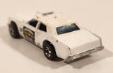 1978 Hot Wheels Flying Colors Highway Patrol Dodge Monaco #12 White Die Cast Toy Car Police Emergency Vehicle