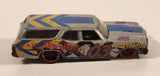 2018 Hot Wheels HW Daredevils '70 Chevelle SS Wagon 03 Silver Die Cast Toy Car Vehicle