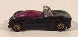 1995 Hot Wheels Power Pipes Metallic Dark Blue Die Cast Toy Car Vehicle