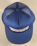 Vintage Kaverit Steel and Crane Ltd. Dark Blue Snapback Mesh Trucker Cap Hat