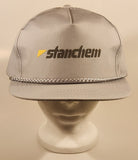 Vintage Stanchem Light Grey Snapback Trucker Cap Hat