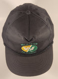 Vintage Western Hatchery Black Snapback Trucker Cap Hat