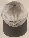 Vintage Svedala Black and Grey Snapback Trucker Cap Hat