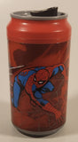 2013 Cool Gear Marvel Comics The Amazing Spider-Man Soda Pop Can Shaped 5 3/4" Plastic Thermos Cup with Lid