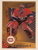 1997-98 Pacific Dynagon NHL #66 Montreal Canadiens Jocelyn Thibault Trading Card