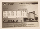 1995 Kraft Jell-o NHL Montreal Canadians #77 Pierre Turgeon Trading Card
