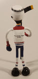 2001 Kid Galaxy Bendos NHL Montreal Canadiens Hockey Player 5 1/2" Rubber Poseable Toy Figure with Hockey Stick Accessory