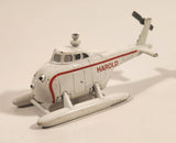 1991 ERTL Britt Allcroft Thomas The Tank Engine & Friends Harold Helicopter White Die Cast Toy Aircraft