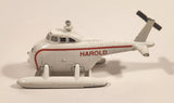 1991 ERTL Britt Allcroft Thomas The Tank Engine & Friends Harold Helicopter White Die Cast Toy Aircraft