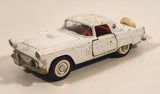 Majorette 1956 Ford Thunderbird SS 1/32 Scale White Die Cast Toy Car Vehicle with Opening Doors