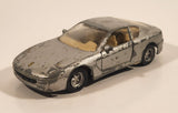 Maisto Shell Ferrari 456GT 1/39 Scale Silver Pull Back Die Cast Toy Car Vehicle with Opening Doors