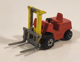 1972 Lesney Products Matchbox Red Yellow Superfast No. 15 Fork Lift Truck Toy Car Warehouse Yard Machinery Vehicle