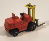 1972 Lesney Products Matchbox Red Yellow Superfast No. 15 Fork Lift Truck Toy Car Warehouse Yard Machinery Vehicle