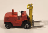 1972 Lesney Products Matchbox Red Yellow Superfast No. 15 Fork Lift Truck Toy Car Warehouse Yard Machinery Vehicle