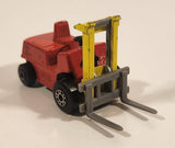 1972 Lesney Products Matchbox Red Yellow Superfast No. 15 Fork Lift Truck Toy Car Warehouse Yard Machinery Vehicle