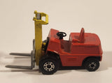 1972 Lesney Products Matchbox Red Yellow Superfast No. 15 Fork Lift Truck Toy Car Warehouse Yard Machinery Vehicle