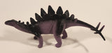 S.H. Black and Purple Stegosaurus 8" Long Dinosaur Toy Figure