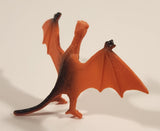 S.H. Orange Pteranodon 2 3/4" Tall Dinosaur Toy Figure