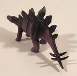S.H. Black and Purple Stegosaurus 5" Long Dinosaur Toy Figure