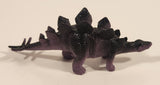 S.H. Black and Purple Stegosaurus 5" Long Dinosaur Toy Figure