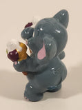 Ferrero Kinder Surprise Elephant Holding Ice Cream Cones 1 1/2" PVC Toy Figure