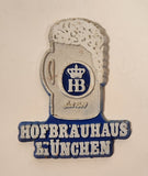 Hofbrauhaus Munchen Beer Stein Themed 2" x 2 1/2" Rubber Fridge Magnet