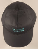 Vintage Lummi Casino Dark Black Adjustable Size Trucker Cap Hat