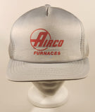 Airco Furnaces Grey Snapback Trucker Cap Hat
