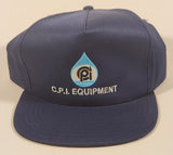 Vintage C.P.I. Equipment Dark Blue Snapback Trucker Cap Hat