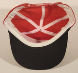 Vintage HAL Industries Inc. Quality Weather Barriers Red and Black Snapback Trucker Cap Hat