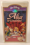 Walt Disney Masterpiece Alice In Wonderland Movie VHS Video Cassette Tape with Case