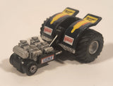 1990 Galoob Micro Machines Tractor Pull Black Die Cast Toy Car Vehicle