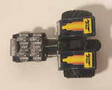 1990 Galoob Micro Machines Tractor Pull Black Die Cast Toy Car Vehicle