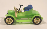 Vintage Mini Mite 1911 Renault Bright Green Plastic Toy Car Vehicle