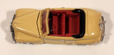 CMW Mini Metals HO Scale 1948 Ford Convertible Tan Die Cast Toy Car Vehicle with Opening Hood